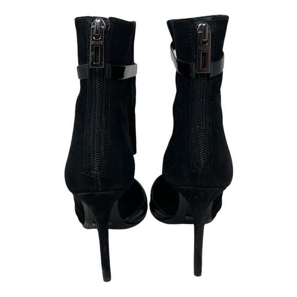 Elegant Black Women's Ankle Boots - Picture 3 of 10